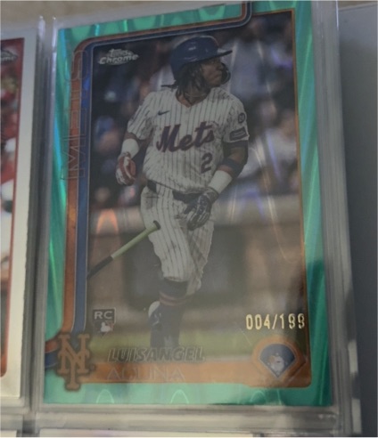 2025 Topps Chrome #56 Luisangel Acuna — front