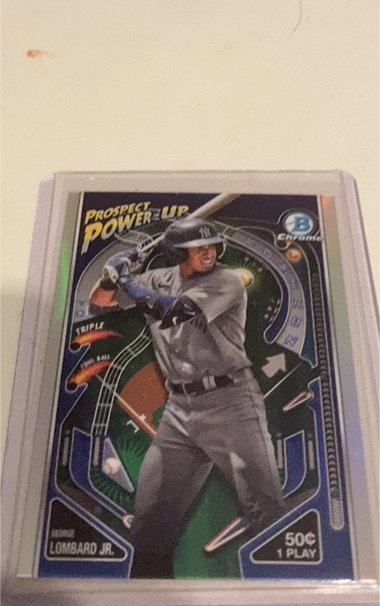 2024 Bowman Chrome Prospect Power-Up #PP-17 George Lombard Jr. — front