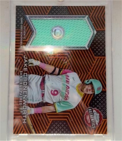 2023 Topps Chrome Authentics #TCA-JC Jake Cronenworth — front