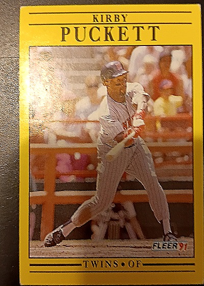 1991 Fleer #623 Kirby Puckett — front