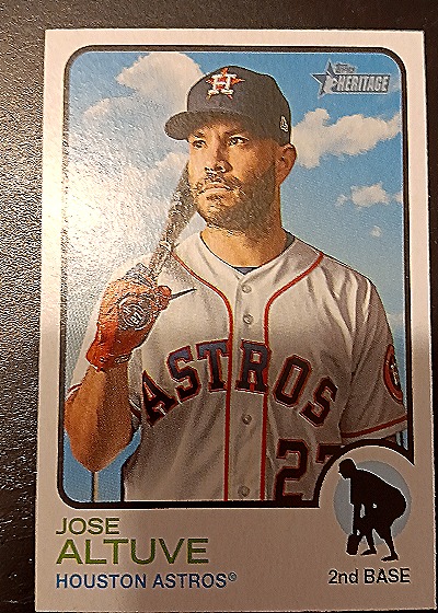 2022 Topps Heritage #43 Jose Altuve — front