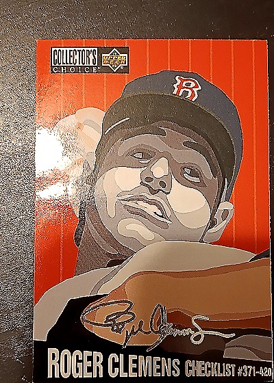1994 Upper Deck Collector's Choice #322 Roger Clemens — front