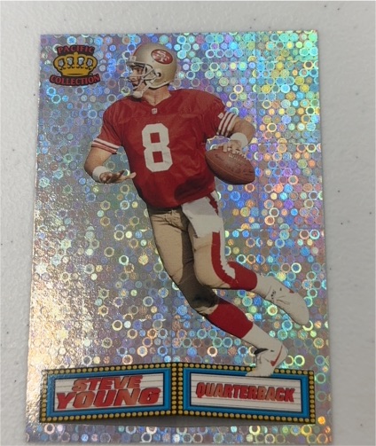 1994 Pacific Crown Collection Marquee Prisms #36 Steve Young — front