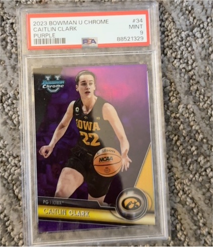2023 Bowman U Chrome #34 Caitlin Clark — front