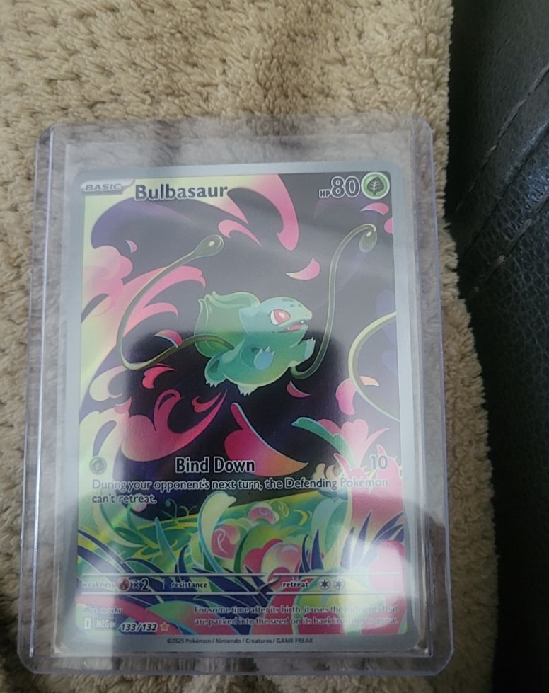 2025 Pokémon Mega Evolution #133 Bulbasaur — front