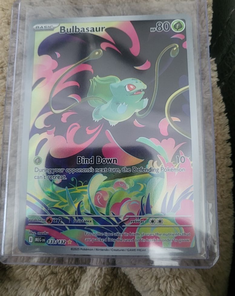 2025 Pokemon Mega Evolutions #133 Bulbasaur — front