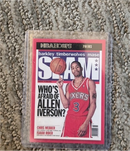 2021-22 Panini NBA Hoops Slam #SLAM #18 Allen Iverson — front