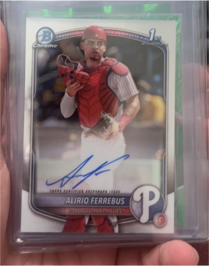 2025 Bowman Chrome #CPA-AF Alirio Ferrebus — front