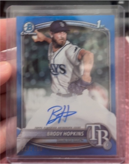 2025 Bowman Chrome #1 Brody Hopkins — front