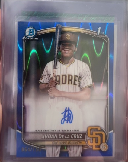 2025 Bowman Chrome #CPA-JDL Jhoan De La Cruz — front