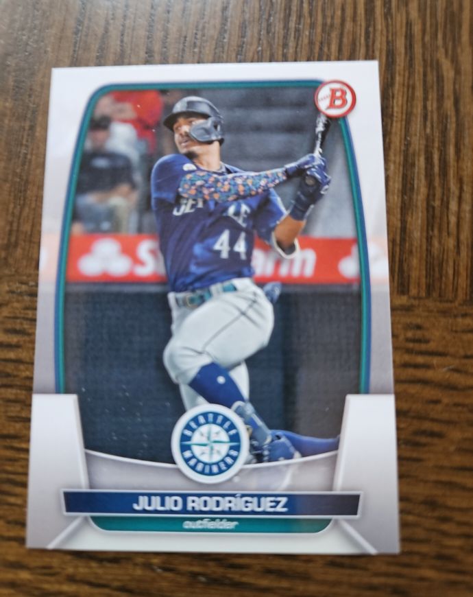 2023 Bowman #96 Julio Rodriguez Seattle Mariners — front
