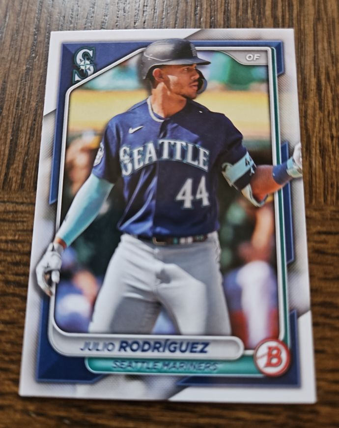 2024 Bowman #90 Julio Rodriguez Seattle Mariners — front