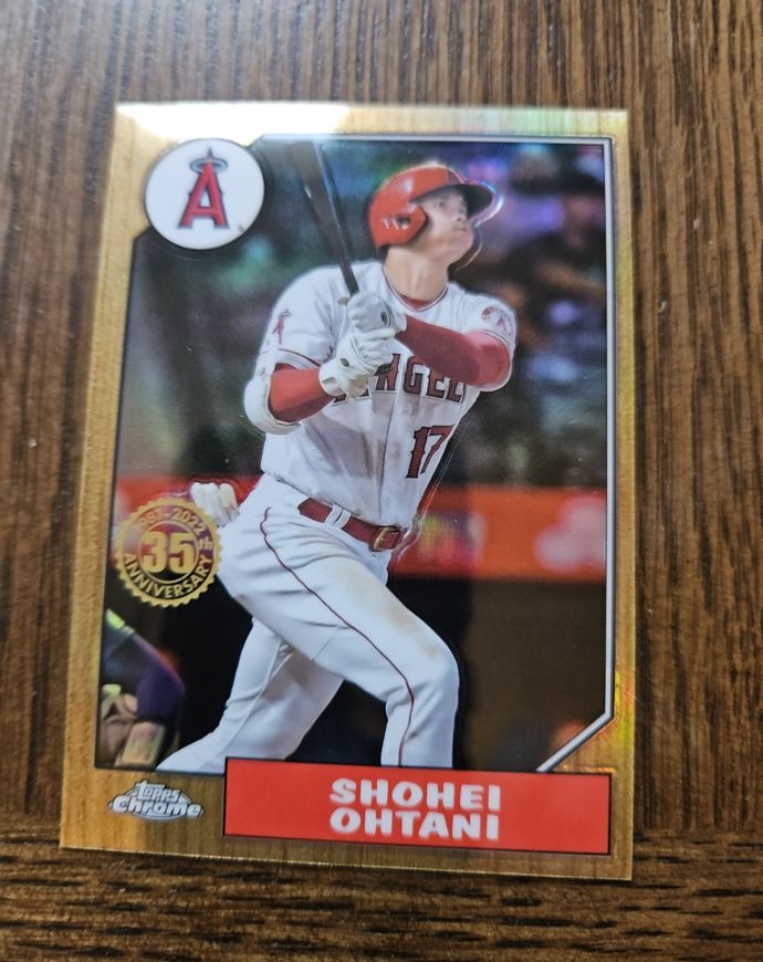 2022 Topps Chrome 1987 #87BC-2 Shohei Ohtani — front