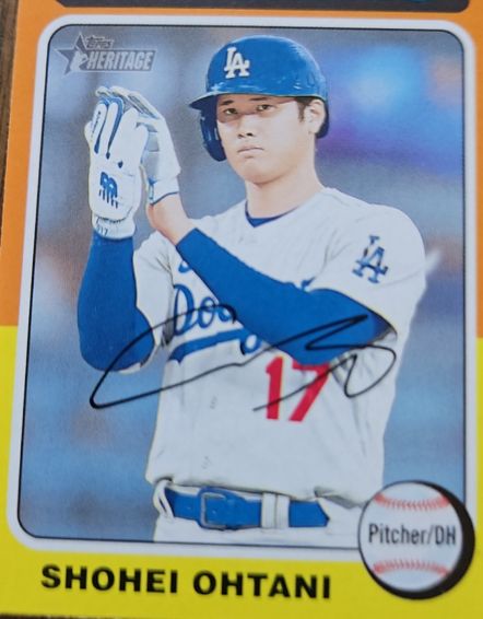 2024 Topps Heritage #371 Shohei Ohtani — front