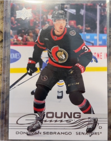 2025-26 Upper Deck Series 1 #229 Donovan Sebrango — front