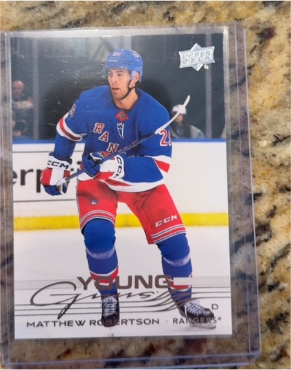 2025-26 Upper Deck Series 1 Young Guns #239 Matthew Robertson — front
