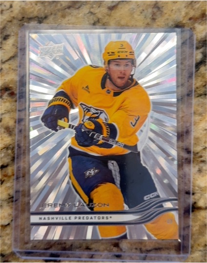2024-25 Upper Deck Outburst Silver Jeremy Lauzon — front
