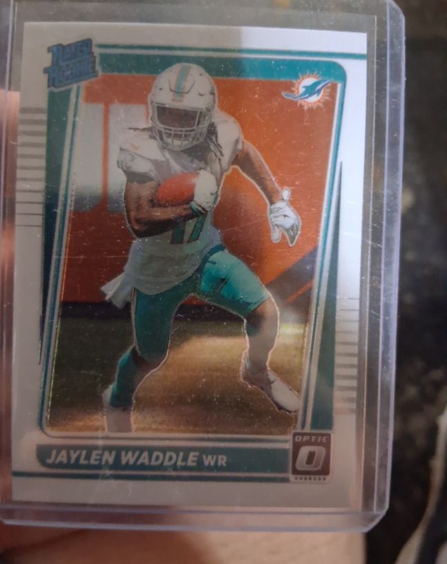 2021 Donruss Optic #208 Jaylen Waddle Rated Rookie — front