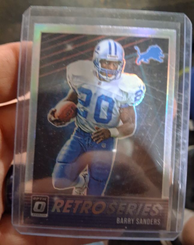 2021 Donruss Optic Retro Series #RS-BS Barry Sanders — front