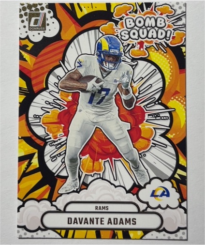 2025 Panini Donruss Bomb Squad #BS-DAS Davante Adams — front