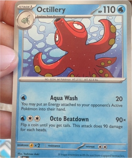 2025 Pokemon Journey Together #034 Octillery — front