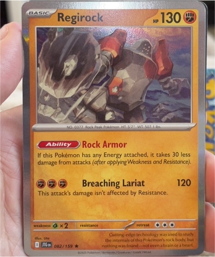 2023 Pokémon SV09: Journey Together #082 Regirock — front