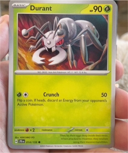 2023 Pokémon Journey Together #014 Durant — front