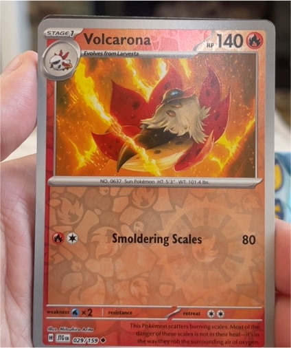 2025 Pokémon SV09: Journey Together #029 Volcarona — front