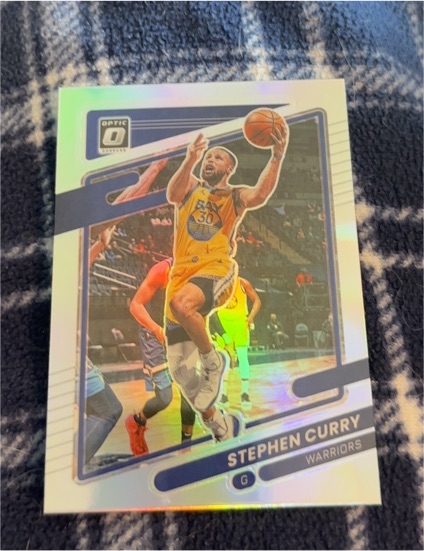 2021-22 Panini Donruss Optic #128 Stephen Curry — front