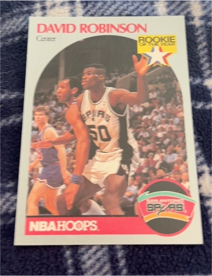 1990-91 NBA Hoops #270 David Robinson — front