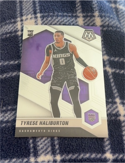 2020-21 Panini Mosaic #204 Tyrese Haliburton — front