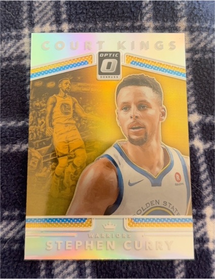 2017-18 Donruss Optic Court Kings #35 Stephen Curry — front