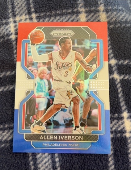 2021-22 Panini Prizm #255 Allen Iverson — front