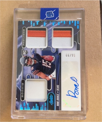 2024 Panini Absolute Rookie Premiere Materials #RPM-RO Rome Odunze — front