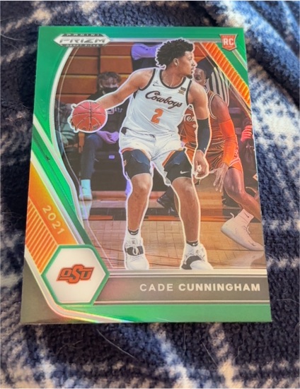2021-22 Panini Prizm Draft Picks #1 Cade Cunningham — front