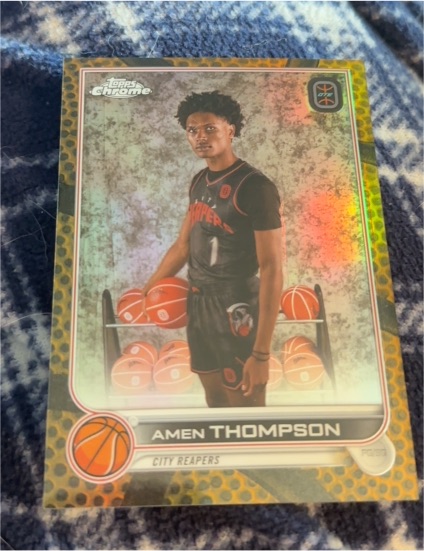 2022-23 Topps Chrome Overtime Elite #1 Amen Thompson — front