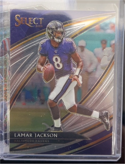2019 Panini Select #214 Lamar Jackson — front