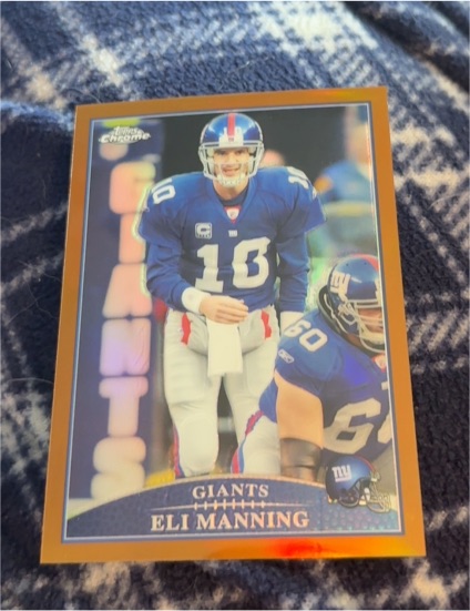 2009 Topps Chrome #TC91 Eli Manning — front