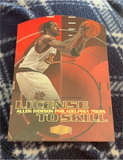 1999-00 Flair Showcase License to Skill #LS6 Allen Iverson — front