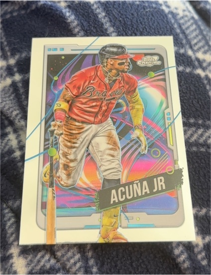 2024 Topps Chrome Cosmic #96 Ronald Acuna Jr — front