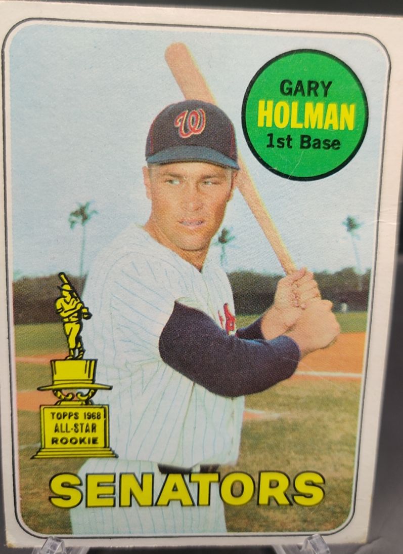 1969 Topps #361 Gary Holman — front