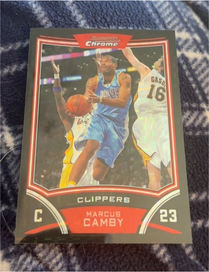 2008 Bowman Chrome #23 Marcus Camby — front