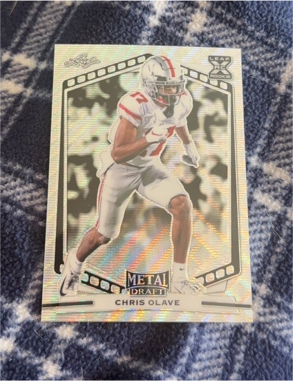 2022 Leaf Metal Draft Chris Olave — front