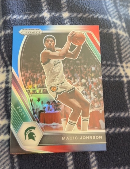2021 Panini Prizm Draft Picks #86 Magic Johnson — front