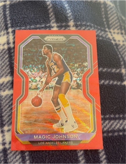 2020-21 Panini Prizm #219 Magic Johnson — front