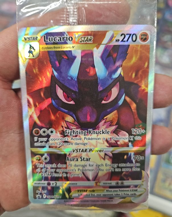 2023 Pokemon SWSH Black Star Promo #291 Lucario VSTAR — front