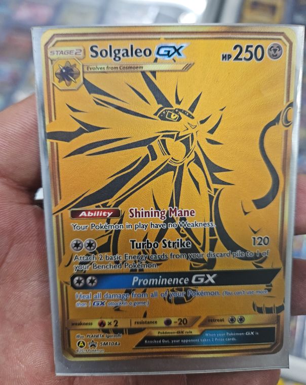 2019 Pokémon SM104a Solgaleo GX — front