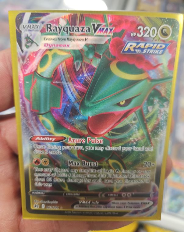 2021 Pokémon TCG Crown Zenith #102 Rayquaza VMAX — front