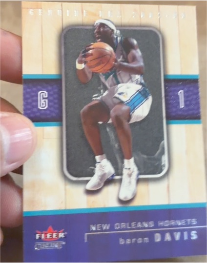2002-03 Fleer Genuine #1 Baron Davis — front