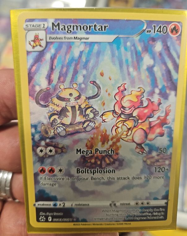 2023 Pokémon Crown Zenith #GG03 Magmortar — front